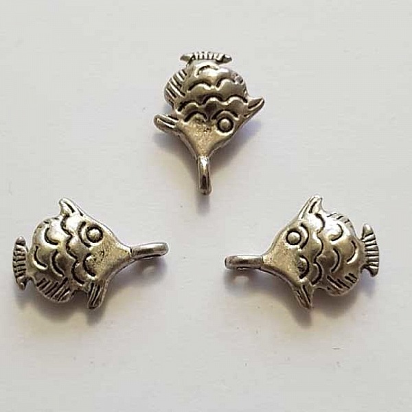 Breloque Poisson N&deg;04 Argent