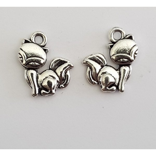 Breloque Renard N&deg;01 X 10 Pi&egrave;ces