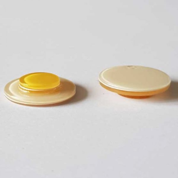 Breloque Ronde 18 mm 02 Bi Couleur