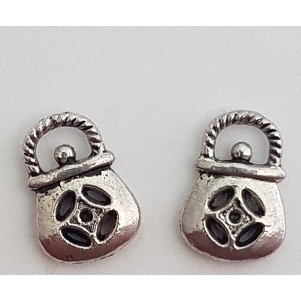 Breloque Sac N&deg;02 x 2 pi&egrave;ces