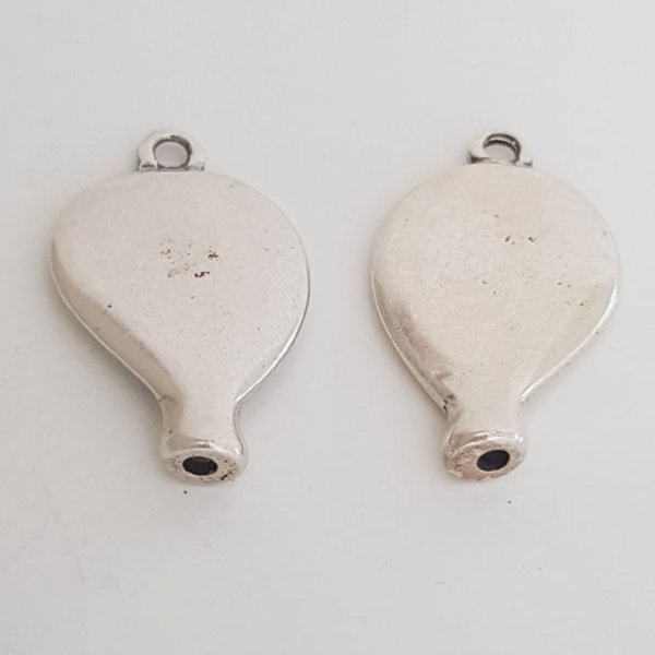 Breloque Singe N&deg;02 Zamak (Plaqu&eacute; Argent)