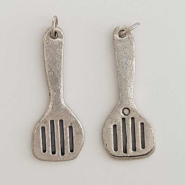 Breloque Spatule Cuisine N&deg;02 Argent