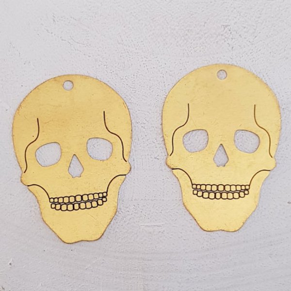 Breloque T&ecirc;te de mort N&deg;10