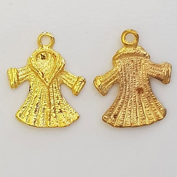 Breloque V&ecirc;tement Veste N&deg;01 Dor&eacute;.