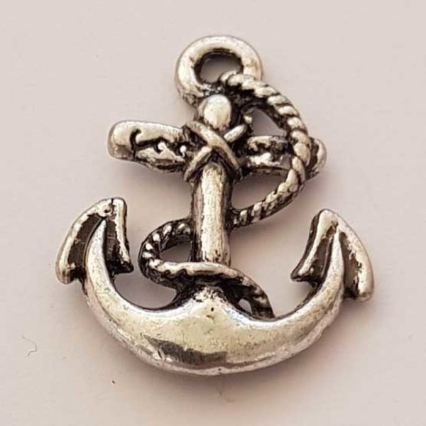 Breloque ancre N&deg;03 Argent