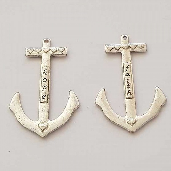 Breloque ancre N&deg;06 Argent