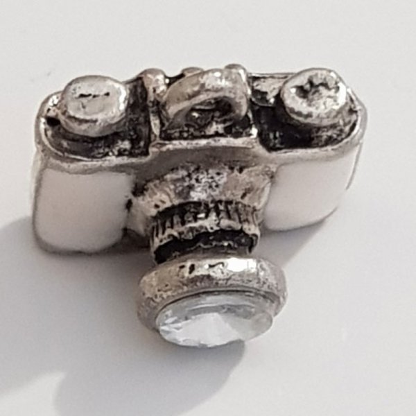 Breloque appareil photo N&deg;04 Argent
