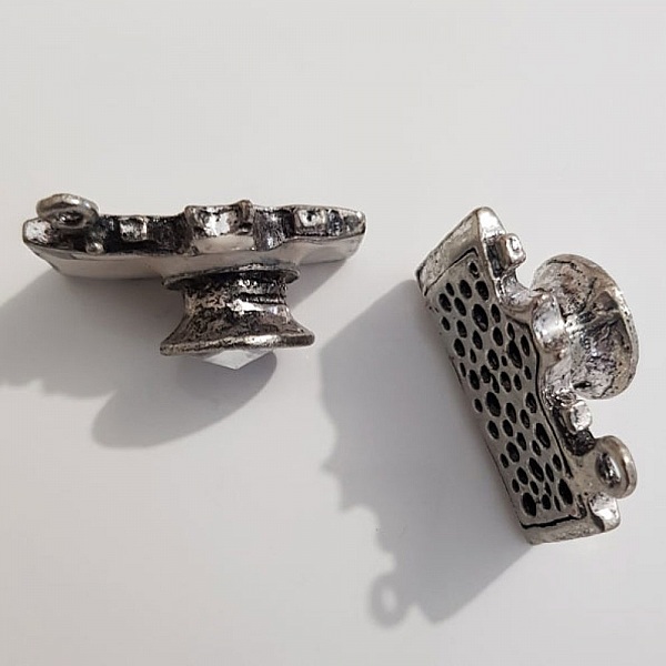 Breloque appareil photo N&deg;05 Argent