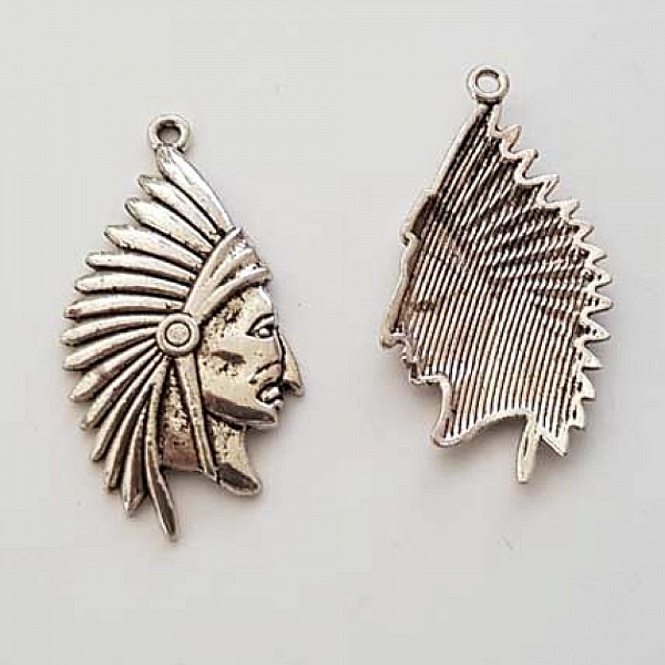 Breloque indien personnage N&deg;02 40 mm