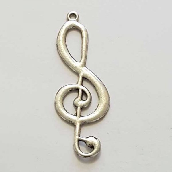 Breloque musique N&deg;39 Argent