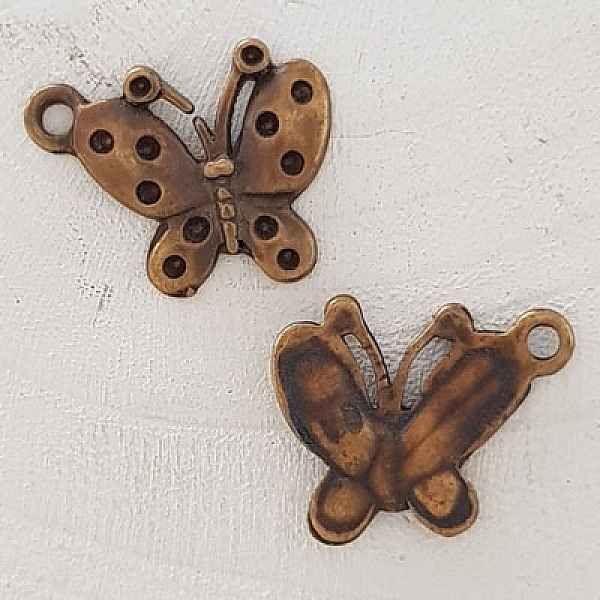 Breloque papillon N&deg;14 Bronze