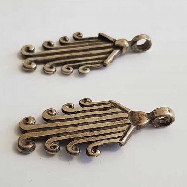 Breloque pendentif Argent en Zamac N&deg;001