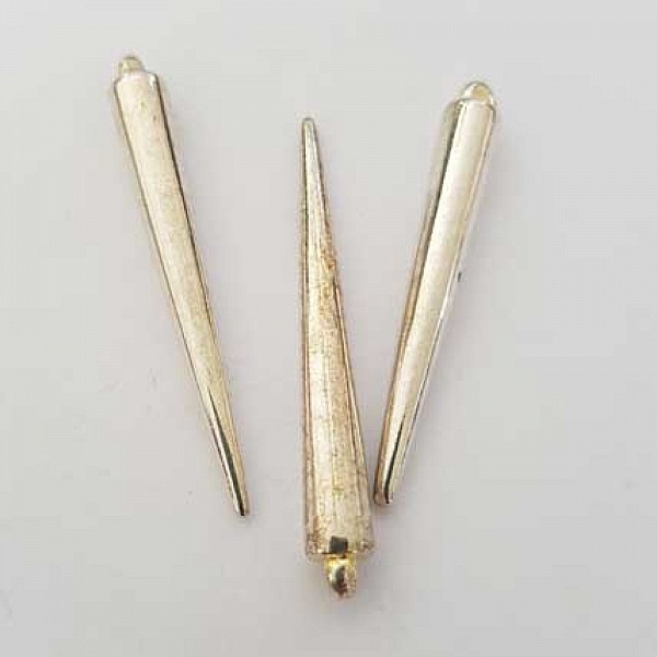 Breloque pic c&ocirc;ne clou argent N&deg;08 51 mm 01