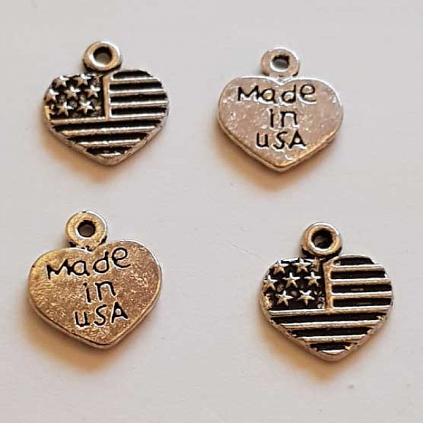 Breloques C&oelig;ur N&deg;52 Argent