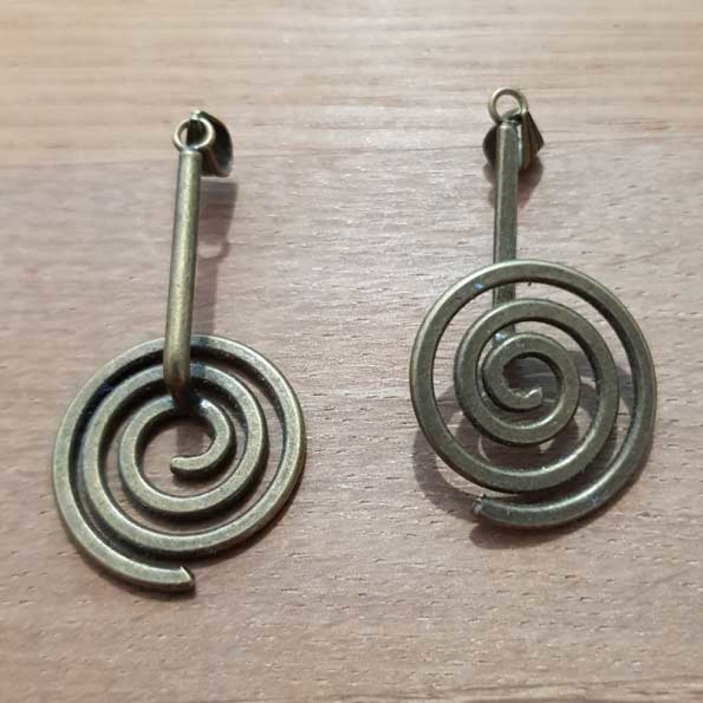 Bélière spirale GM Bronze