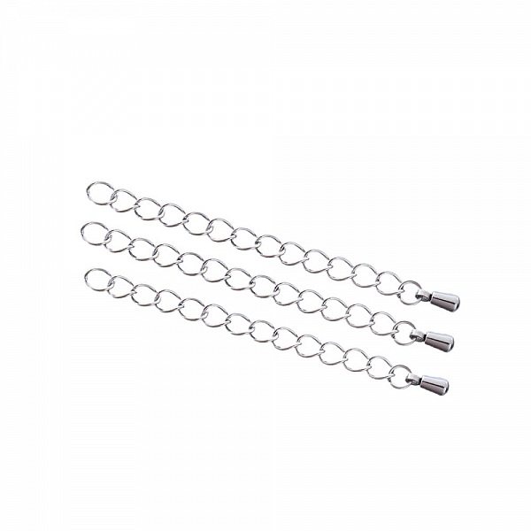 Cha&icirc;ne d'Extension Pour Collier Bracelet en Acier Inoxydable 6 cm N&deg;02