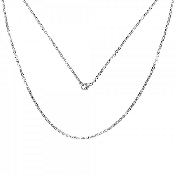 Collier N&deg;06-03 en acier inoxydable maille for&ccedil;at de 50 cm