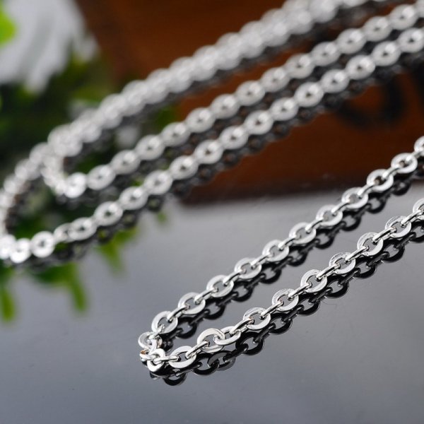 Collier N&deg;06-05 en acier inoxydable maille for&ccedil;at de 60 cm