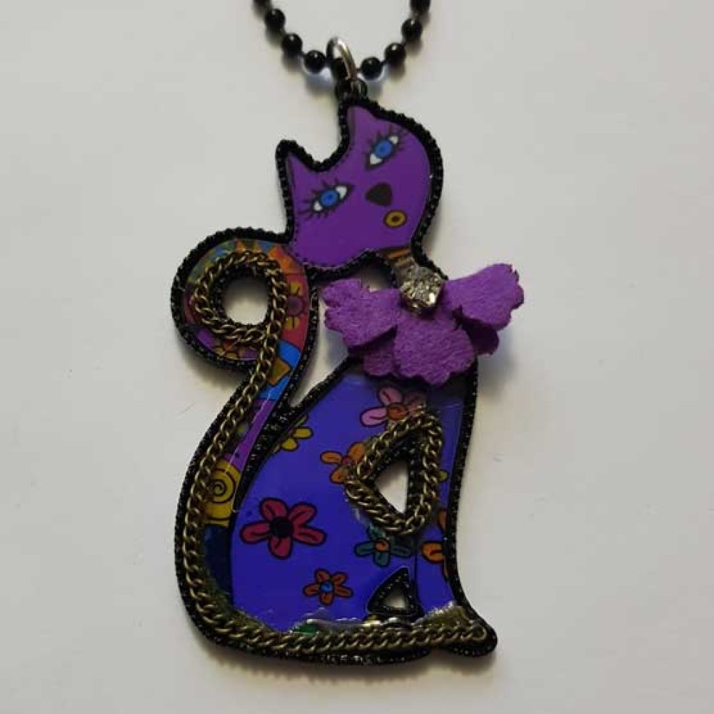 Collier chat N°02