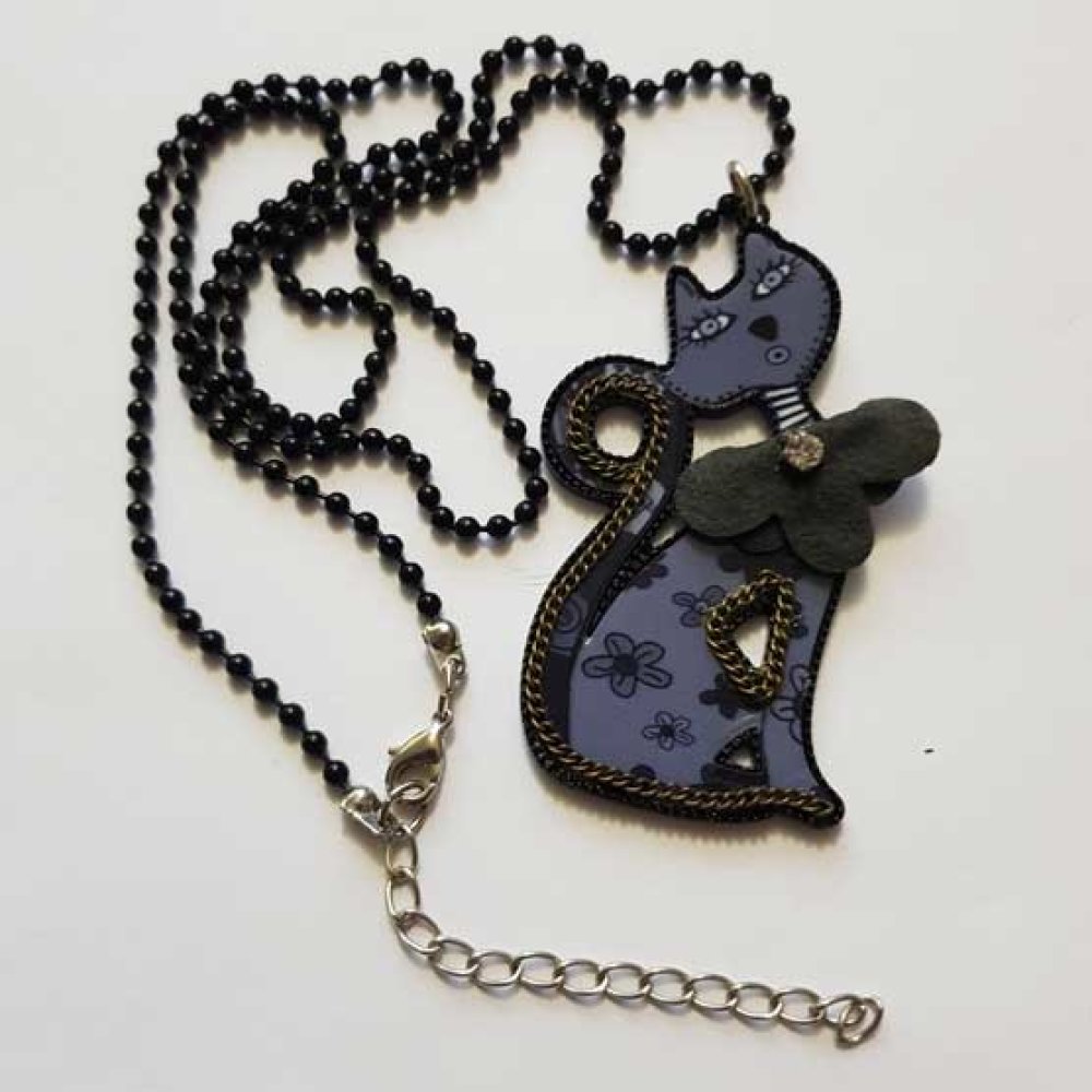 Collier chat N°03