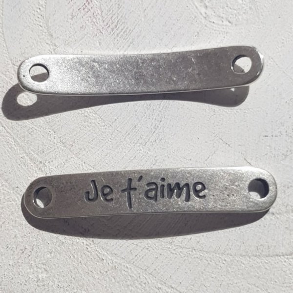 Connecteur 03 mm en Zamak N&deg;01 Argent