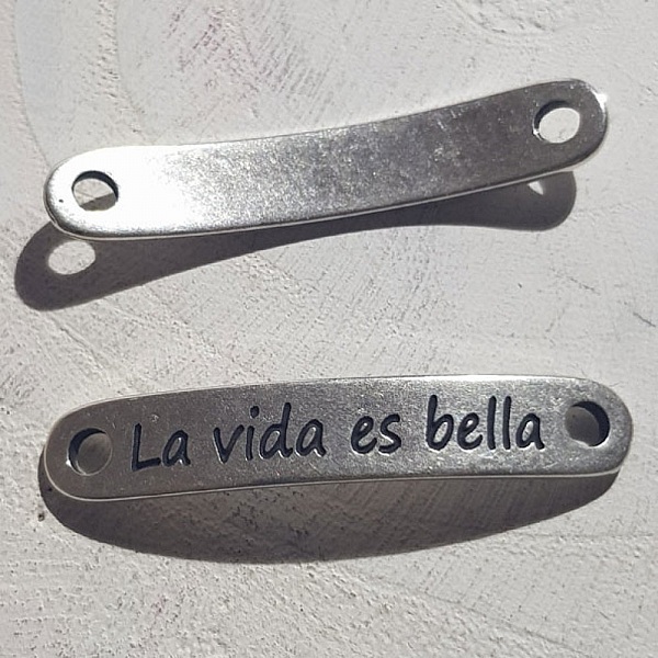 Connecteur 03 mm en Zamak N&deg;04 Argent