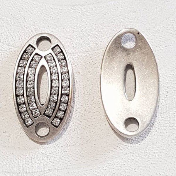 Connecteur 04 mm en Zamak N&deg;03 Argent