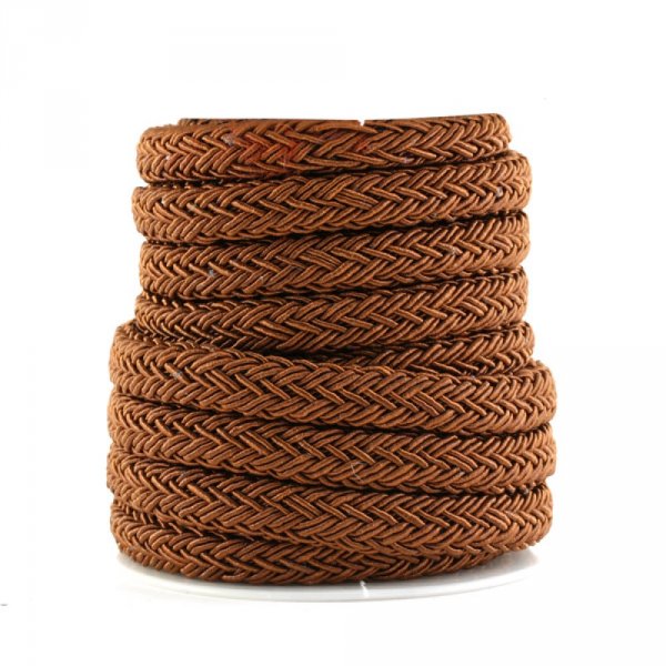 Corde polyester Regaliz 4 x 7 mm Brun Moyen