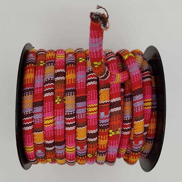 Cordon rond spaghetti N&deg;01 Rose x 1 m&egrave;tre