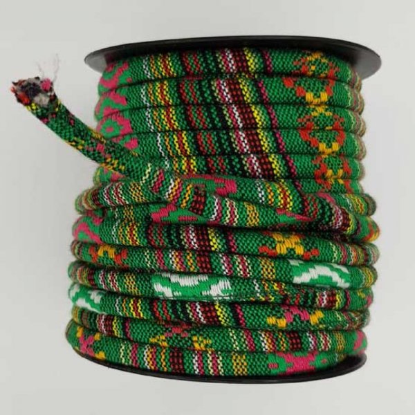 Cordon rond spaghetti N&deg;01 Vert x 1 m&egrave;tre