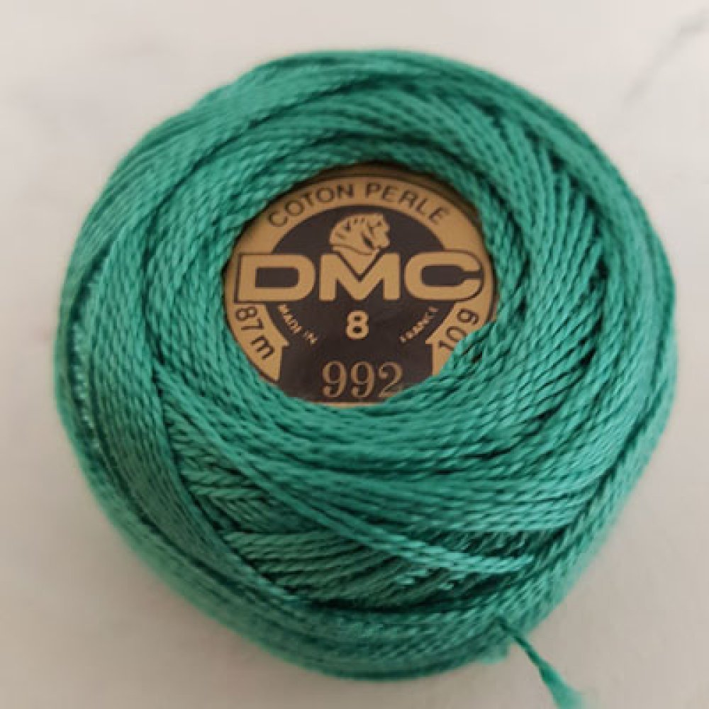 Coton perlé à broder, en bobine, DMC N° 8 - 10 g