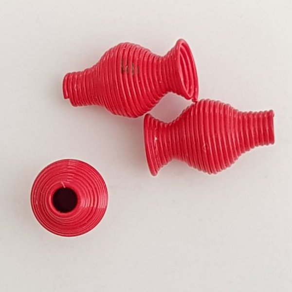 Coupelle C&ocirc;ne calotte Spirale N&deg;10 Rouge.