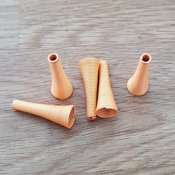 Coupelle C&ocirc;ne calotte Spirale N&deg;02 X 5 P Couleur 07.