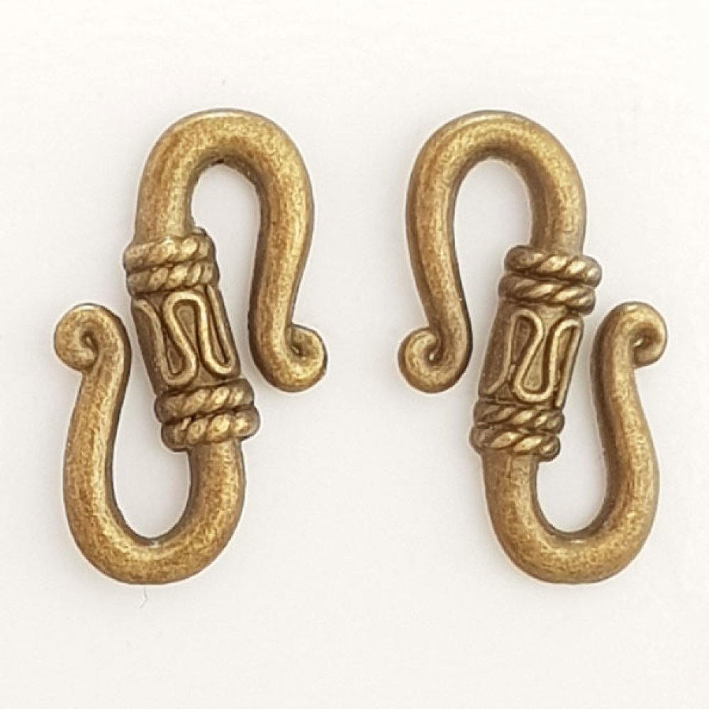 Crochet en Forme de S Bronze