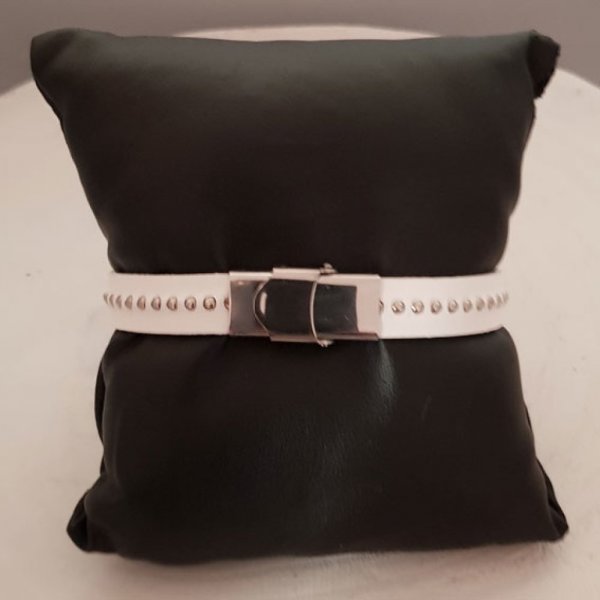 Cuir Bille Cobalt de 10 mm avec cha&icirc;nette bille nickel free par 20 cm