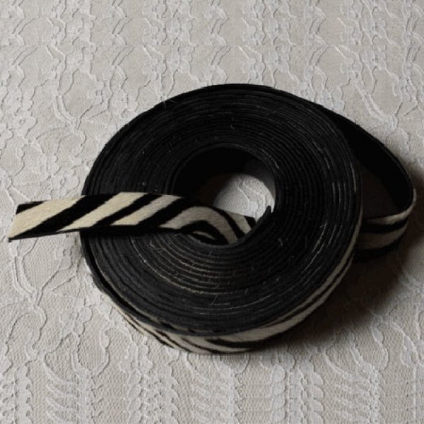 Cuir Z&egrave;bre de 20 mm par 20 cm