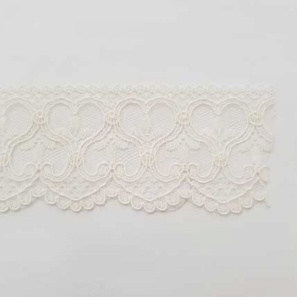 Dentelle Ecru C&oelig;ur 60 mm N&deg;01