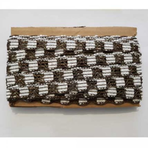 Dentelle Galon N&deg;02 Blanc 20 mm