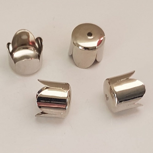 Embout calotte coupelle N&deg;06 Argent Vieilli