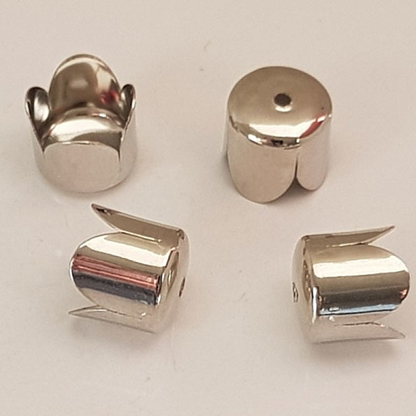 Embout calotte coupelle N&deg;06 Argent Vieilli