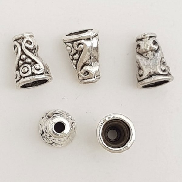 Embout calotte coupelle N&deg;10 Argent