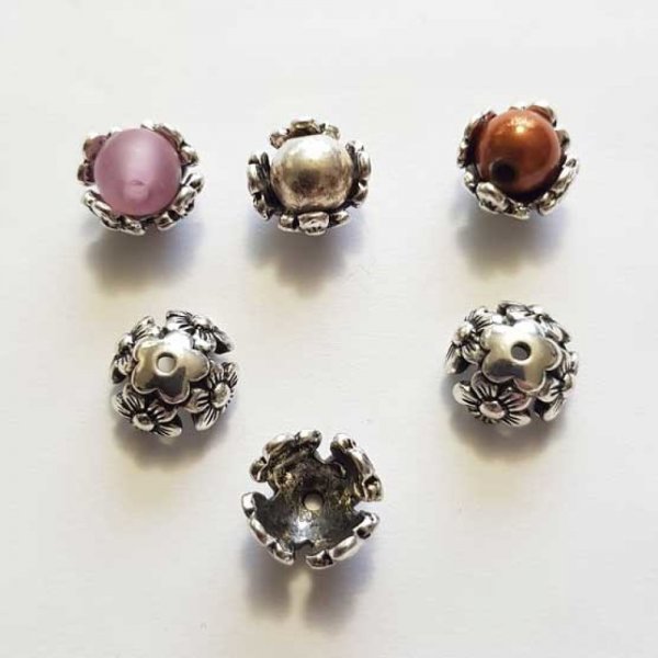 Embout calotte coupelle N&deg;17 Argent