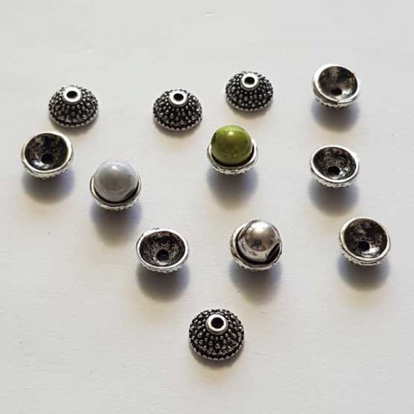 Embout calotte coupelle N&deg;18 Argent