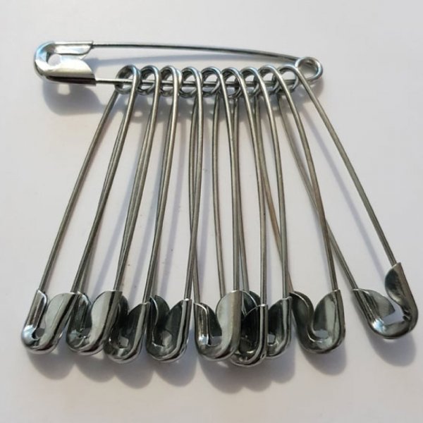 Epingles &agrave; nourrices 55 mm x 5 pi&egrave;ces &eacute;pingles de suret&eacute;