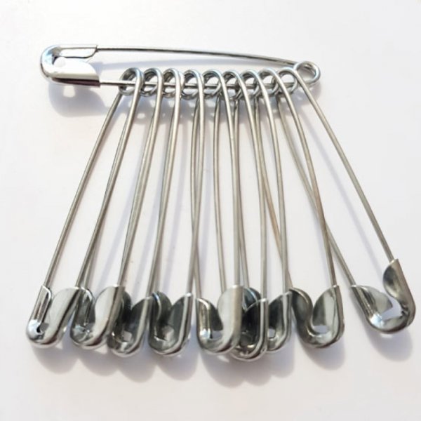 Epingles &agrave; nourrices 55 mm x 10 pi&egrave;ces &eacute;pingles de suret&eacute;