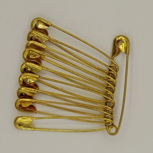 Epingles &agrave; nourrices 55 mm x 10 pi&egrave;ces &eacute;pingles de suret&eacute;