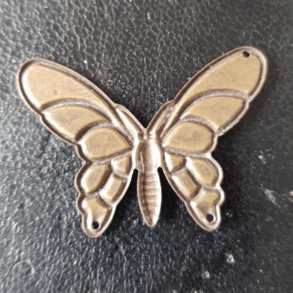 Estampe filigrane Bronze papillon N°07