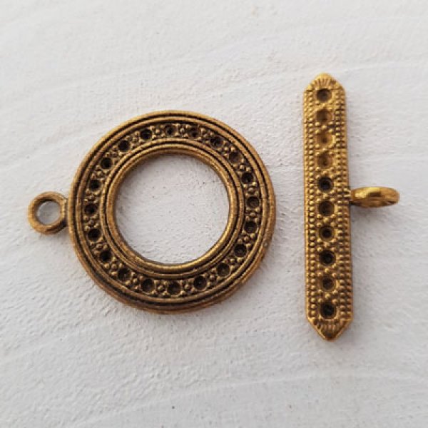 Fermoir Toggle Motif Rond N&deg;20