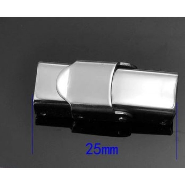 Fermoir clip griffe pour cuir 08 mm de large