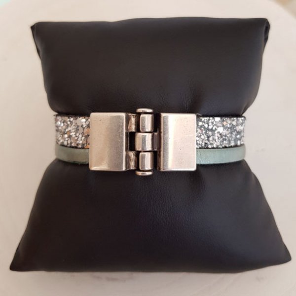 Fermoir crochet zamak pour cuir 13 mm